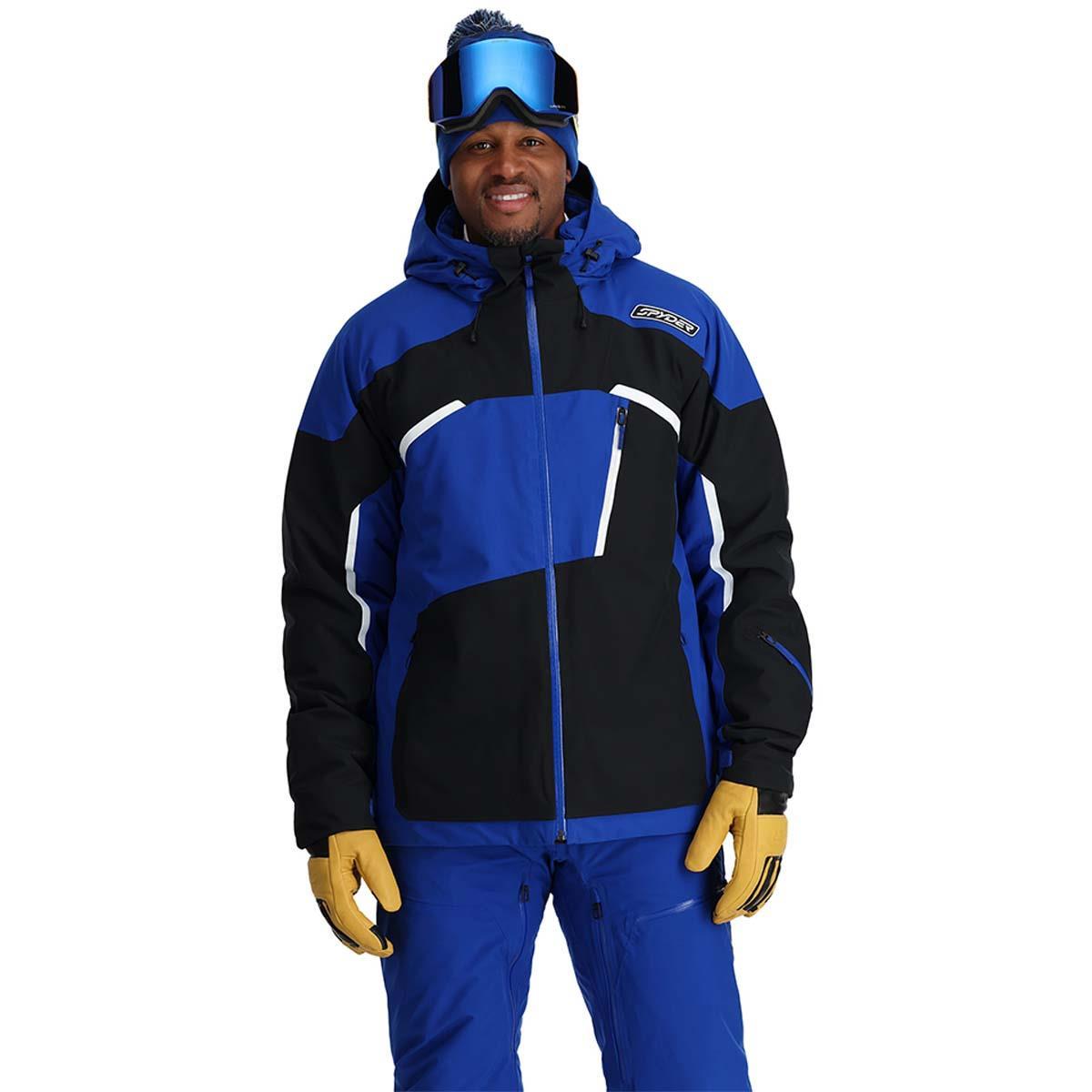 Two-tone Hooded Jacket with Recycled Polyester Padding, for Boys - electric  blue