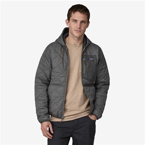 Men's Diamond Quilted Bomber Hoody