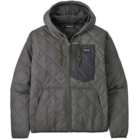 Men's Diamond Quilted Bomber Hoody