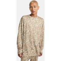 Men's Midweight Base Layer Crewneck - Snowfall Camo