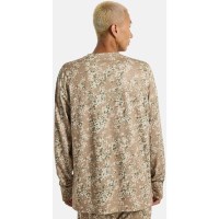 Men's Midweight Base Layer Crewneck - Snowfall Camo