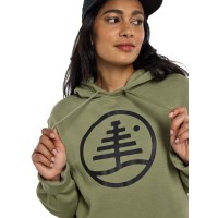 Unisex Family Tree Pullover Hoodie - Forest Moss