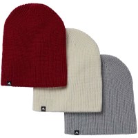 Recycled DND Beanie - 3 Pack - Deep Red / Stout White / Silver Sconce