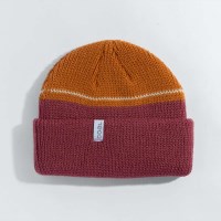 Frena Beanie - Pink Blocked Stripe