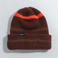 Vista Beanie - Brown / Orange