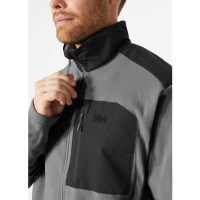 Men's Daybreaker Block Microfleece Jacket - Concrete