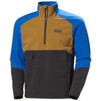 Men's Cascade Shield Anorak - Ebony / Cobalt 2.0