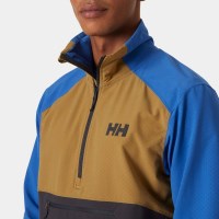 Men's Cascade Shield Anorak - Ebony / Cobalt 2.0