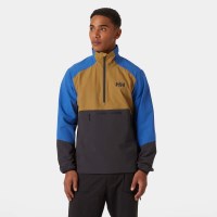 Men's Cascade Shield Anorak - Ebony / Cobalt 2.0