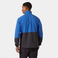 Men's Cascade Shield Anorak - Ebony / Cobalt 2.0