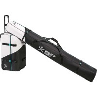 Rebels Double Ski Bag - Black / White / Speed Blue