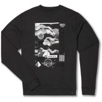 Men's Overton Crew - Black / Ski Beach