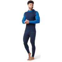 Men's Classic Thermal Merino Base Layer Rib Hoodie - Deep Navy