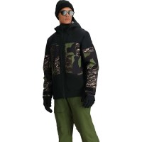 Men's Grommet Jacket - Patchwork Camo