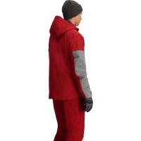 Men's Grommet Jacket - Rustic Red