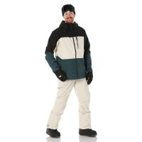 Men's Carbonite Snow Jacket - Alma Steel Colour Block