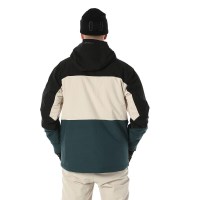 Men's Carbonite Snow Jacket - Alma Steel Colour Block