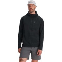 Men's Gridweb Fleece Hoodie - Black