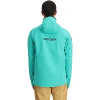 Men's Gridweb Shellfleece Hoodie - Teal Green