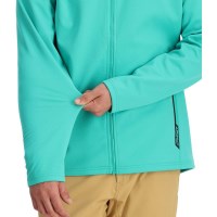 Men's Gridweb Shellfleece Hoodie - Teal Green