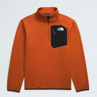 Men's Crest 1/4 Zip - Earthen Copper / TNF Black