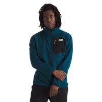 Men's Crest 1/4 Zip - Midnight Petrol / TNF Black