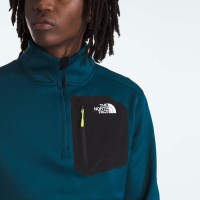 Men's Crest 1/4 Zip - Midnight Petrol / TNF Black