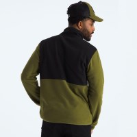 Men's Glacier Fleece 1/2 Zip - Forest Olive / TNF Black