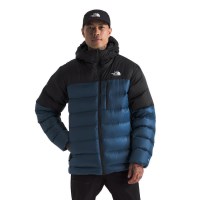 Men's Kalix Down Hoodie - Shady Blue / TNF Black