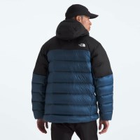 Men's Kalix Down Hoodie - Shady Blue / TNF Black