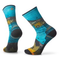 Hike Light Cushion Great Excursion Print Crew Socks