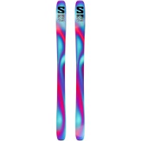 Men's QST 98 Skis - Tillandsia Purple / Pastel Neon Blue 3 / Poppy Red