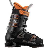 Men's S/Pro Alpha 100 GW Ski Boots - Black / Dark Grey Met / Orange Tiger