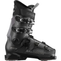 Men's S/Pro Supra BOA X100 Ski Boots - Black / Dark Grey Met / Dark Grey Met