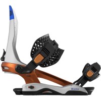 Men's Blaster Asymwrap Snowboard Binding - Bone White / Copper