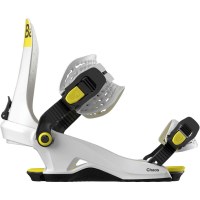 Men's Chaos Heelwrap Snowboard Binding - Bone White