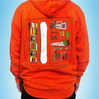 Shop Hoodie - Orange