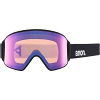 M4 Goggle Cylindrical + Bonus Lens + MFI Face Mask - Black Frame with Perceive Variable Blue & Perc Cloudy Pink Lenses (20354104004)