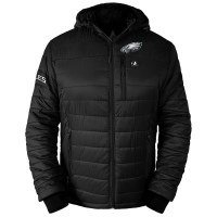 Men's Philadelphia Eagles 5V Puffer Battery Heated Jacket - Black