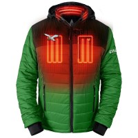 Men's Philadelphia Eagles 5V Puffer Battery Heated Jacket - Kelly Green / Black