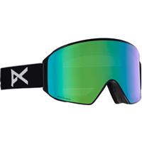 M4 Goggle Cylindrical + Bonus Lens + MFI Face Mask - Cylindrical Black Frame w/ Sonar Green + Sonar Blue Lenses (203541-040) -                                                                                                                                                       