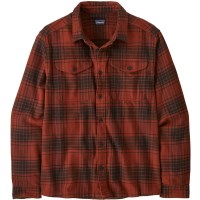 Men's Fjord Flannel Shirt - Cascade / Burnished Red (CARD)