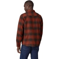 Men's Fjord Flannel Shirt - Cascade / Burnished Red (CARD)