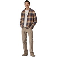 Men's Fjord Flannel Shirt - Sunrise Ridge / Forge Grey (SRFY)