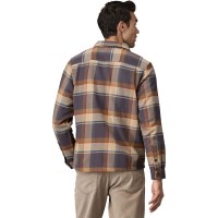 Men's Fjord Flannel Shirt - Sunrise Ridge / Forge Grey (SRFY)