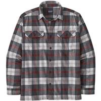 Men's Longsleeve Organic Cotton Midweight Fjord Flannel Shirt - Forage / Ink Black (FORI)