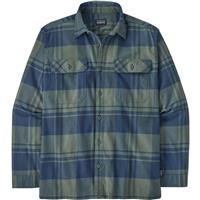 Men's Longsleeve Organic Cotton Midweight Fjord Flannel Shirt - Live Oak / Hemlock Green (LOHG)