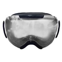 Double Lens Goggle - Black Frame w/ Clear Lens (A60)